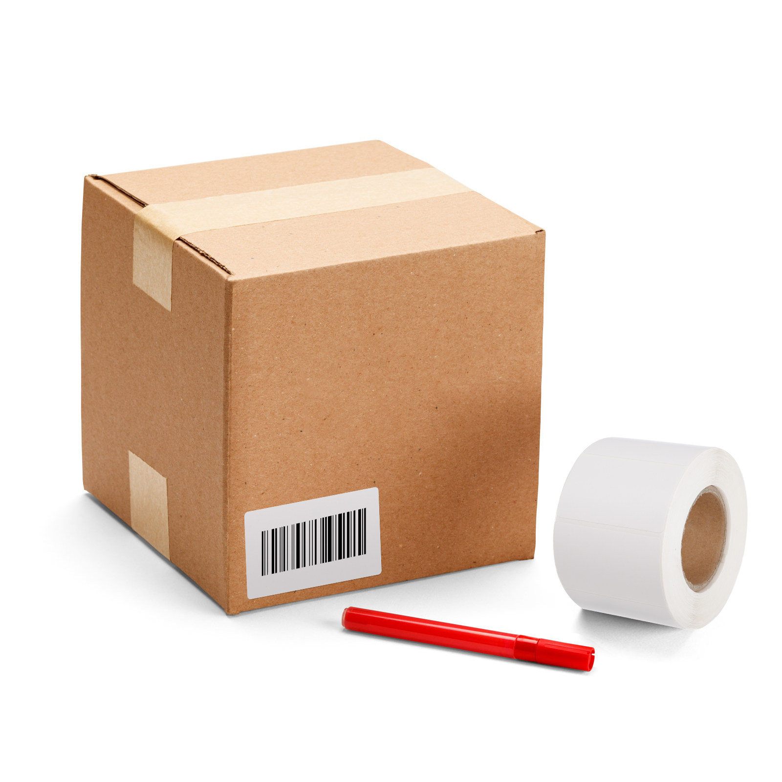 Label Printer Thermal - 1 Rolo de etiquetas térmicas, tamanho